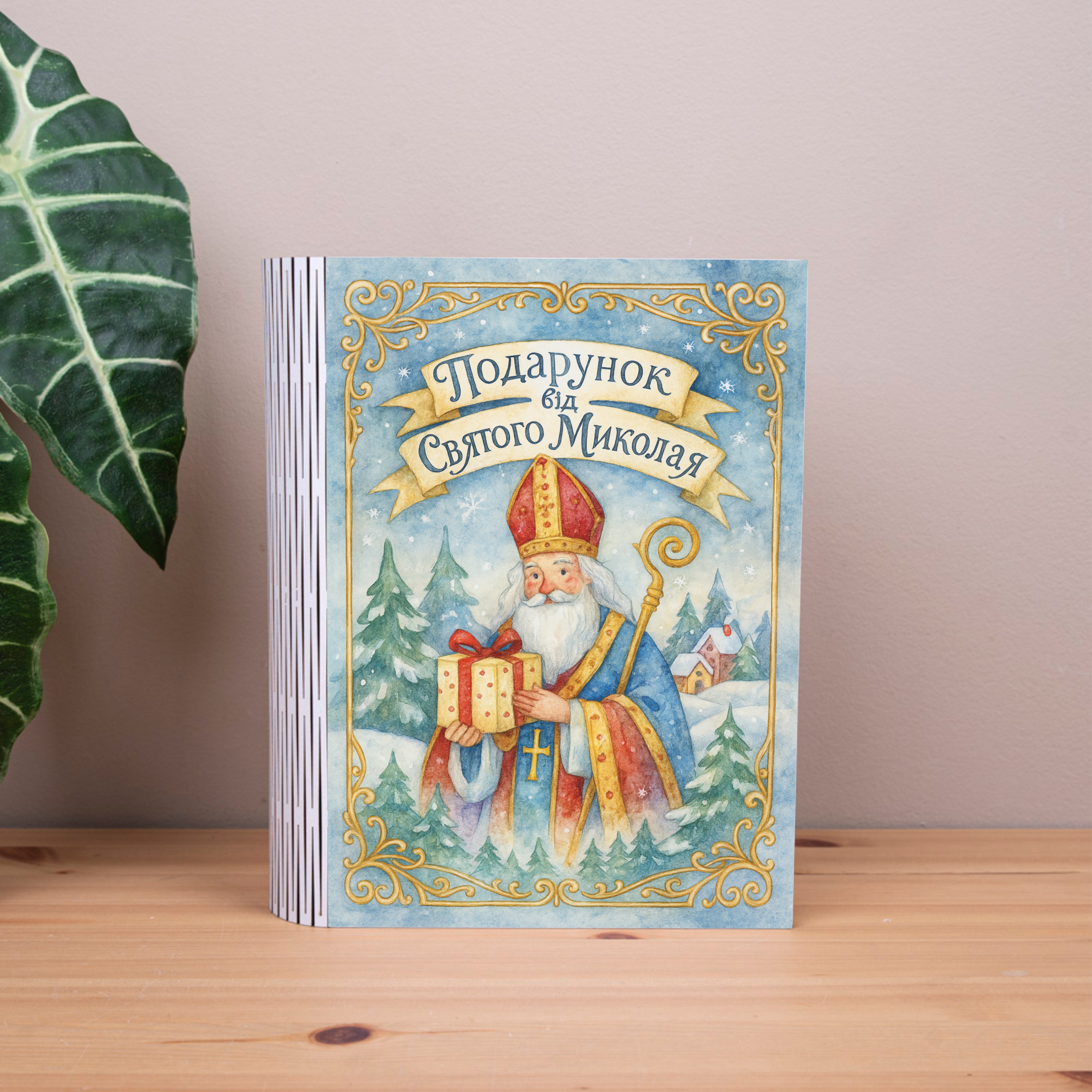 коробка-книга "Подарок от Святого Николая"